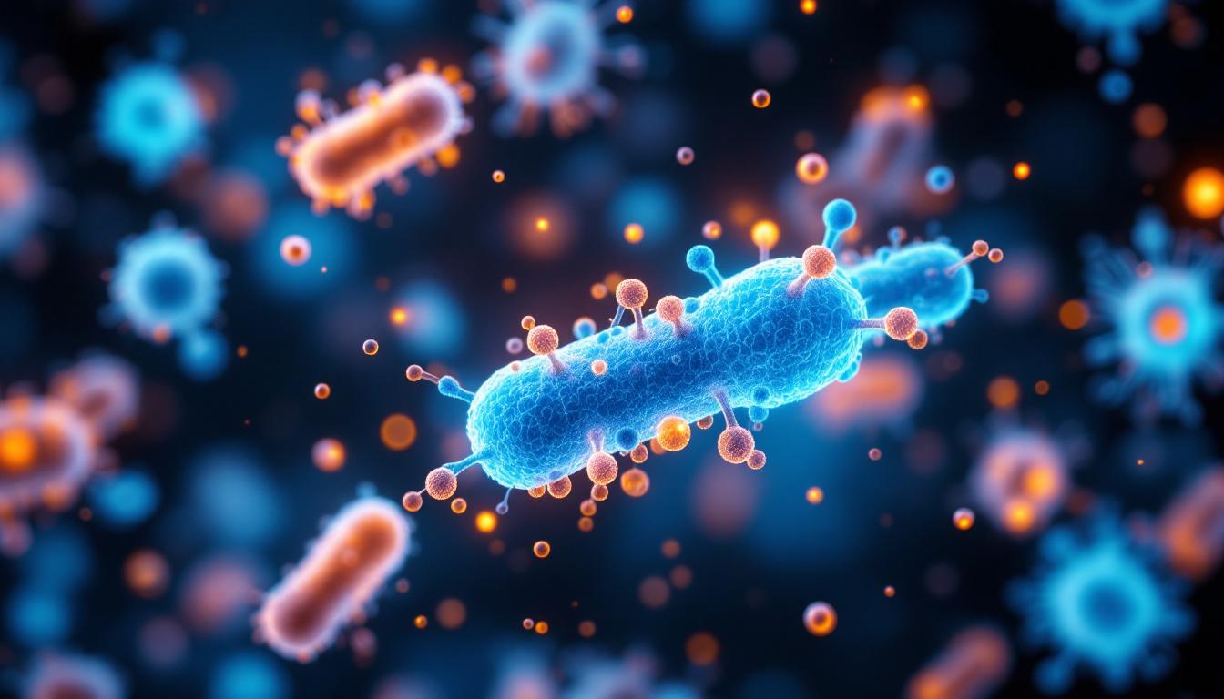Nitrifying bacteria scientific render