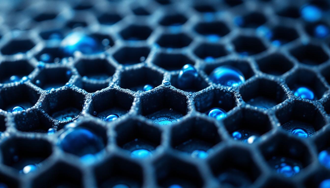SiC ceramic membrane close-up